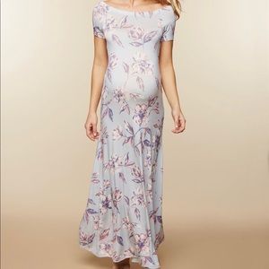 Off the shoulder maxi dress